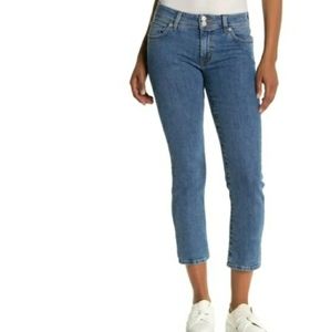 HUDSON Jeans Ginny Cropped Straight Leg Jeans